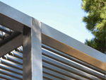 Pérgola metálica - Casas modulares a medida